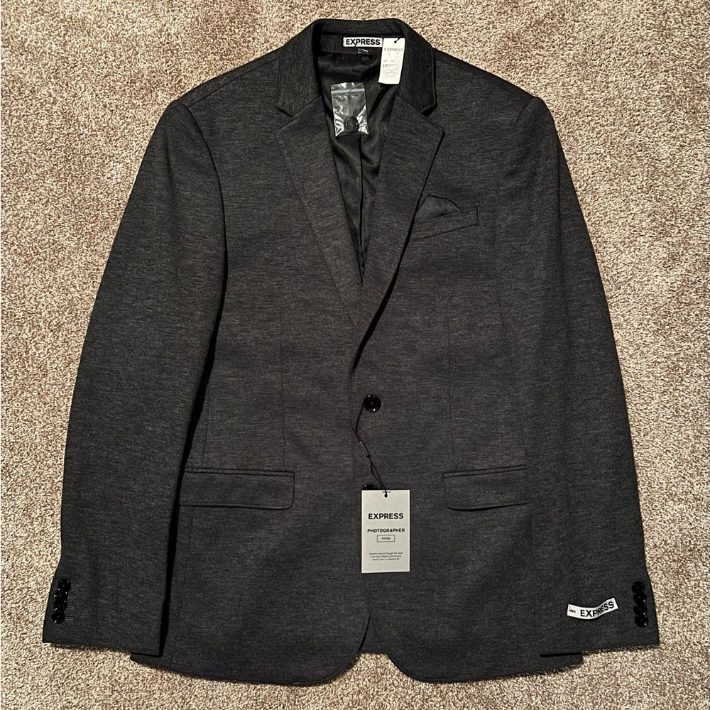 EXPRESS Men’s Fitted Photographer Sports Coat 38R